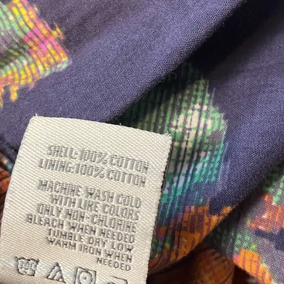 American Rag Floral A-Line Skater Dress Size XS whimsigoth whimsical boho retro - Picture 8 of 8